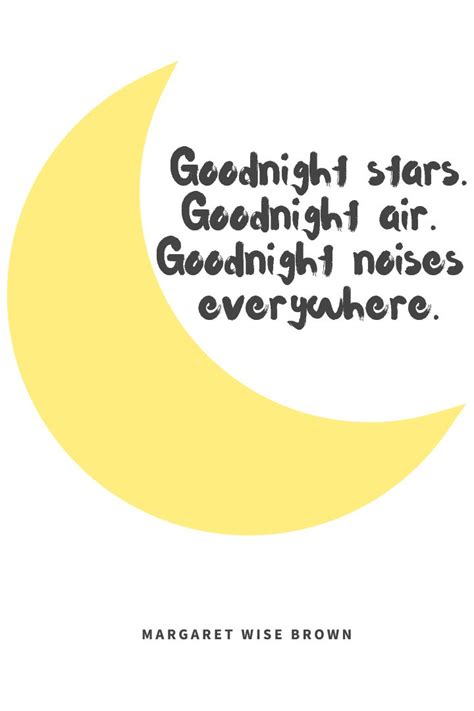 Goodnight Moon Nursery Free Printable with Yellow Moon - Finding Zest