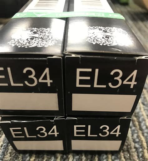 Electro Harmonix EL34 Matched Quad Vacuum Tubes Reverb