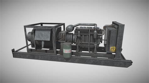 Diesel Generator Buy Royalty Free 3d Model By Manuel Martins Designs Manuelmartins3d