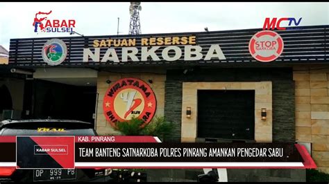 TEAM BANTENG SATNARKOBA POLRES PINRANG AMANKAN DUA WARGA GOWA PENGEDAR