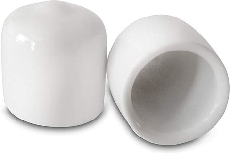 Amazon Prescott Plastics 1 2 Inch White Round Vinyl Rubber Cap