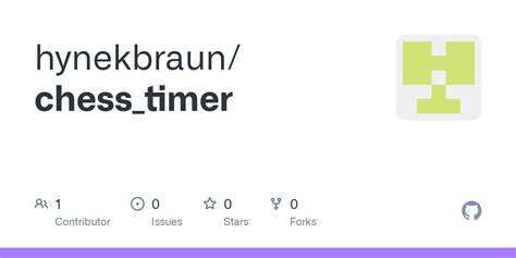 GitHub - hynekbraun/chess_timer