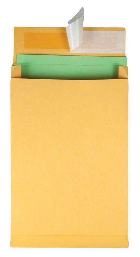 Quality Park Brown Kraft Expansion Envelope With Redi Strip Closure