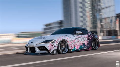 Toyota Supra Gr Aimgain Bodykit Behance