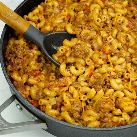 Cheeseburger Macaroni One Pot Dinner The Salted Pepper