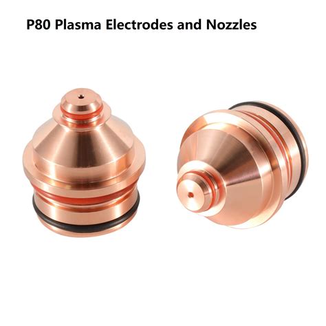 Consumable P80 Plasma Electrodes And Nozzles For CNC Cutting Machine