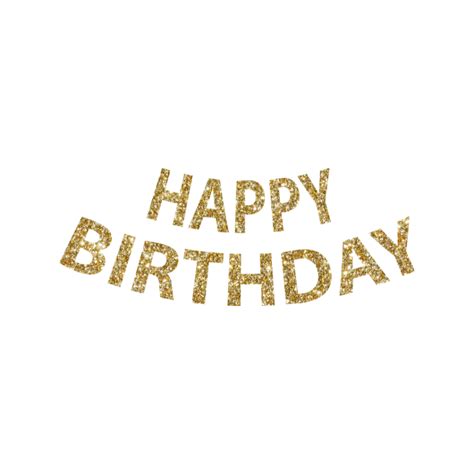 Happy Birthday Text PNG Download