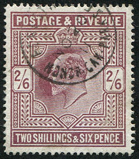 2 6d SG 316 Dull Reddish Purple VFU Crisp Light Embassy Philatelists