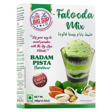 Badam Pista Falooda Mix The Big Sip Best Natural Spices And Bevarages