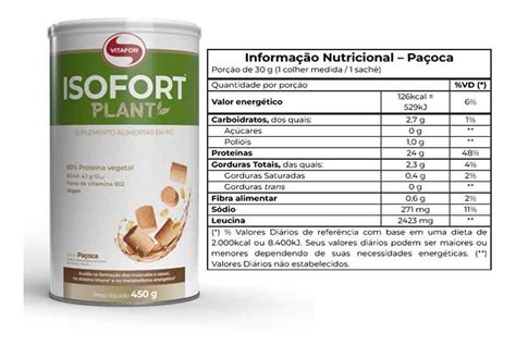 Isofort Plant Pa Oca G Vitafor Frete Gr Tis