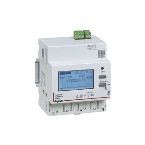 Compteur modulaire triphasé EMDX³ non MID raccordement direct 63A 4