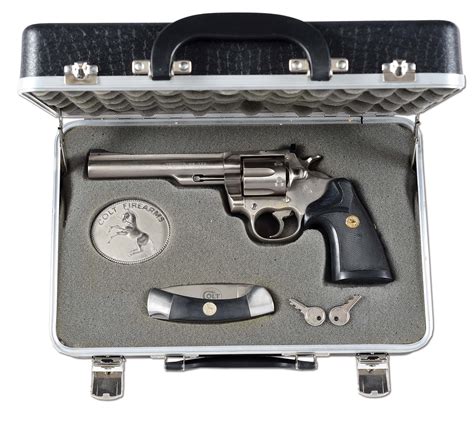 M Electroless Nickel Colt Trooper Mk Iii 357 Magnum Double Action