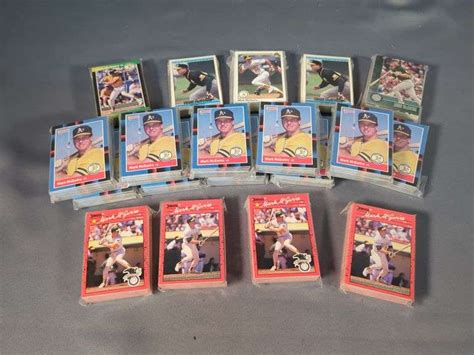 Mark Mcgwire Baseball Card Collection Brands Include Fleer Pinnacle