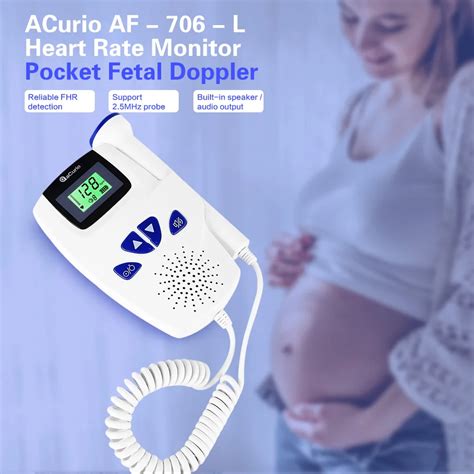 Acurio Af L Embarazada Ultras Nico Monitor Fetal Doppler Prenatal