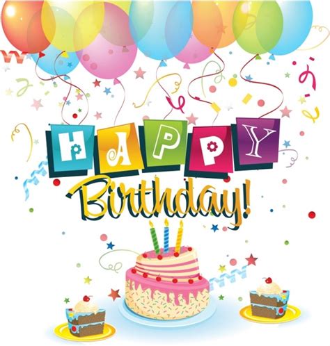 Happy Birthday Clip Art Free Vectors Free Download 28349 Editable Ai