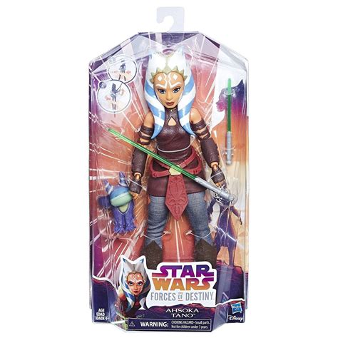 Star Wars Forces Of Destiny Ahsoka Tano Action Figure Doll Sw