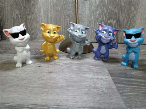 McDonalds Happy Meal Toys My Talking Tom Cat Figures Lot Of, 49% OFF