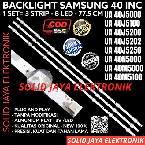 Jual BACKLIGHT LED TV SAMSUNG 40 INC UA 40J5000 40J5100 40J5200 40J5202