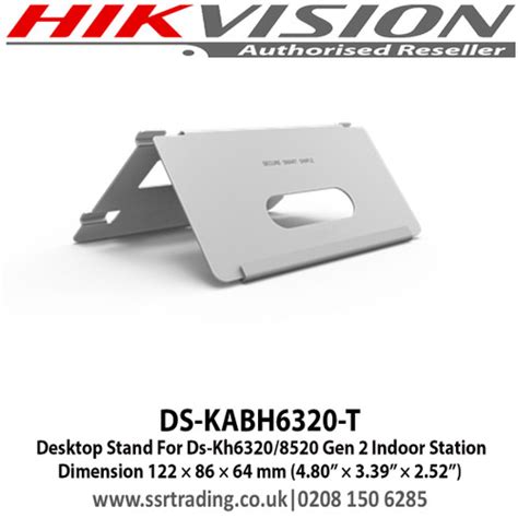 Hikvision DS-KABH6320-T Desktop Stand For Ds-Kh6320/8520 Gen 2 Indoor ...