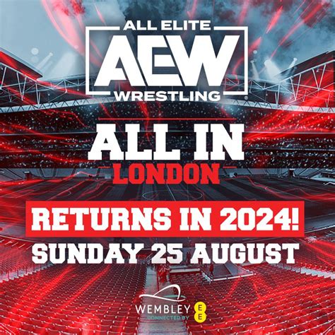 Billets Aew All In London Wembley Stadium Londres Du Ao T