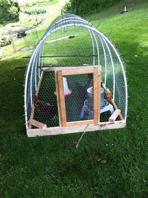 Build A Chicken Tractor From Pvc Diy Projects For Everyone