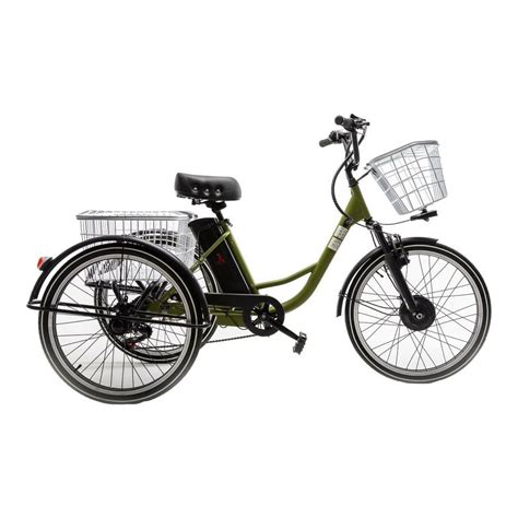 Взрослый электровелосипед Furendo E-TRIKE 350 зеленый 4603809371454 ...