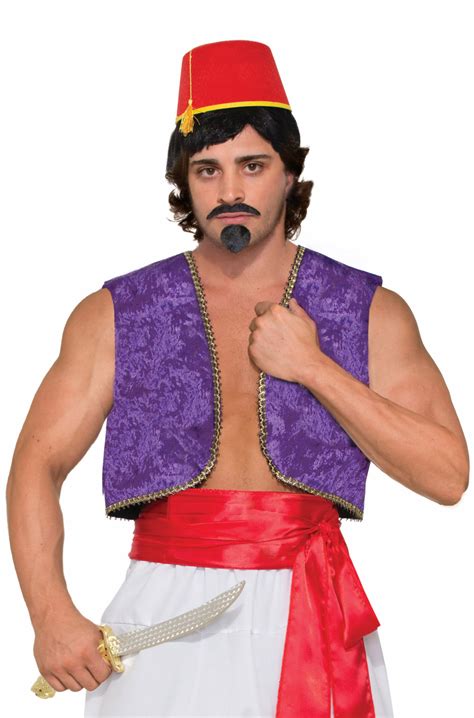 Genie Vest Adult Costume (Purple) - PureCostumes.com