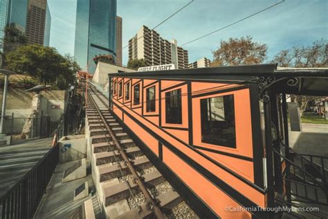 Angels Flight Worlds Shortest Railway In Downtown La California