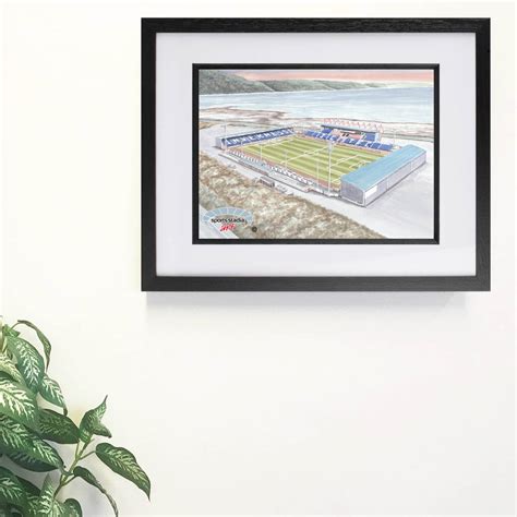 Inverness Fc Caledonian Stadium Art Print By Sports Stadia Art