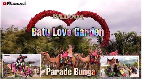 Wisata Terbaru Di Kota Batu Batu Love Garden Taman BALOGA YouTube