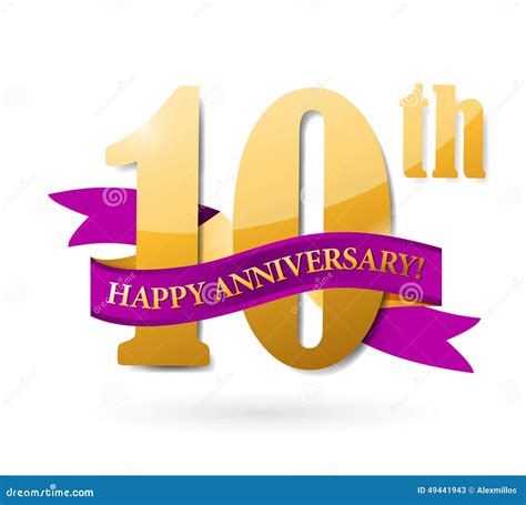 10th Anniversary Banner Template Journal Cover Design Template Tenth Jubilee Release Business