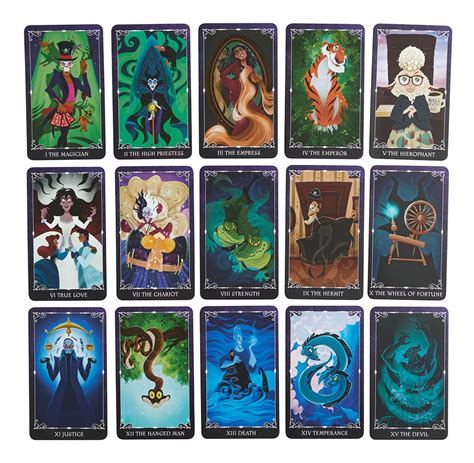 Disney Villains Tarot Deck And Guidebook By Insight Editions Tarot Decks Disney Villains Tarot