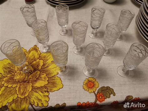 Хрустальные рюмки на ножке СССР купить в Саратове | Товары для дома и ...
