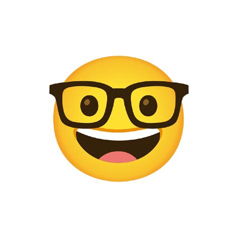 Nerd Face Emoji PNG Images (Transparent HD Photo Clipart) | Photo ...