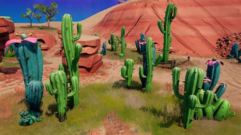 Dónde Encontrar Plantas Fortnite Cactus Y Destruir Diferentes Tipos