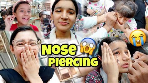 Nabiha Ne Nose Piercing Kar Wali Chote Bacho Ki Bhi Ear Piercing