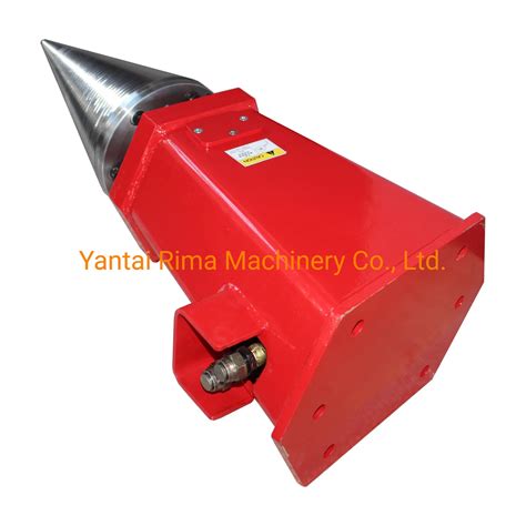 Forestry Machine Wood Cone Splitter For Excavator Tractor Skid Steer