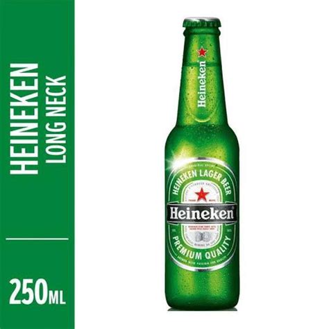 Cerveja Heineken Long Neck 250ml 12 Unidades Extra