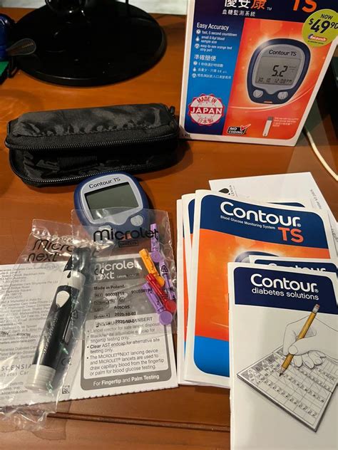 Contour TS Blood Glucose Monitoring System Health Nutrition Health