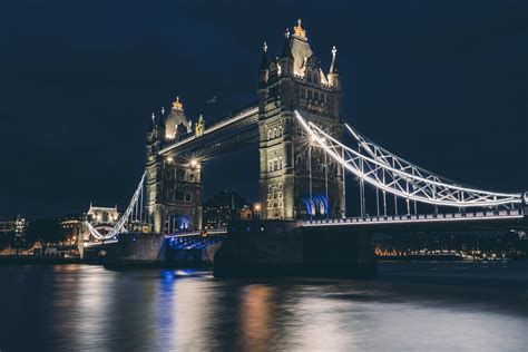 London Bridge During Night Time · Free Stock Photo