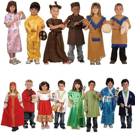 Set Of 14 Costumes From Around The World