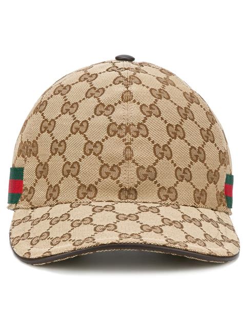 Gucci Cotton Original Gg Supreme Baseball Cap In Natural For Men Lyst