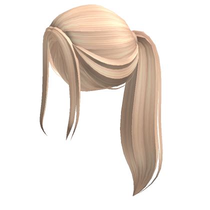 Aesthetic blonde ponytail's Code & Price - RblxTrade