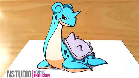 How To Draw Lapras Pokemon Youtube