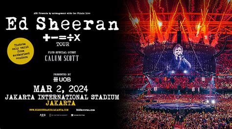 Ed Sheeran ÷ X Tour 2024 In Jakarta