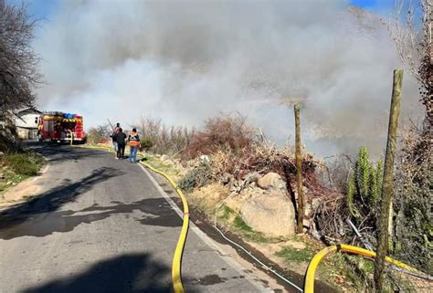 Declaran Alerta Roja Para Monte Patria Por Incendio Forestal Que Se