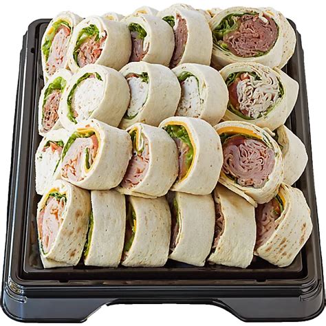 Deli Catering Tray Pinwheel 12 Inch Square Tray 12 16 Servings Each