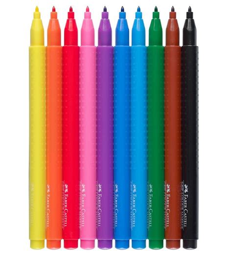 Faber Castell Markers Grip Pcs Multicoloured