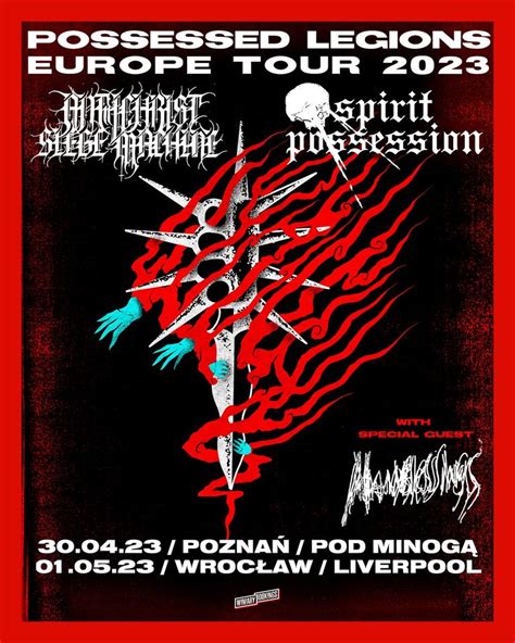 Spirit Possession Oraz Antichrist Siege Machine Na Koncercie W Polsce