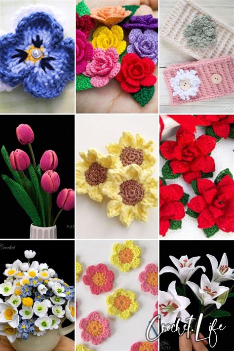 15 Beautiful Small Crochet Flower Patterns Crochet Life